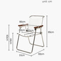 Lennox Folding Chair detail image