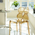 Luna Transparent Dining Chair detail image
