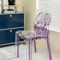 Luna Transparent Dining Chair detail image