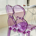 Luna Transparent Dining Chair detail image