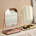 Luna Table Mirror with Tray
