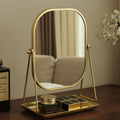 Luna Table Mirror with Tray detail image