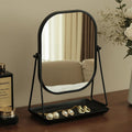 Luna Table Mirror with Tray detail image