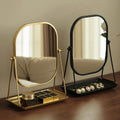 Luna Table Mirror with Tray detail image