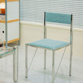 Aqua Upholstered Dining Chair