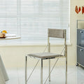 Aqua Upholstered Dining Chair detail image