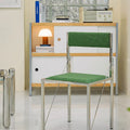Aqua Upholstered Dining Chair detail image
