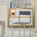Aqua Upholstered Dining Chair detail image