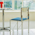 Aqua Upholstered Dining Chair detail image