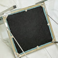 Aqua Upholstered Dining Chair detail image