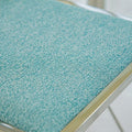 Aqua Upholstered Dining Chair detail image