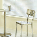 Luna Stainless Steel Dining Chair detail image
