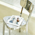 Luna Stainless Steel Dining Chair detail image