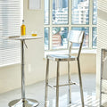 Stirling Stainless Steel Bar Stool detail image