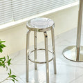 Stirling Stainless Steel Bar Stool detail image