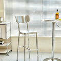 Stirling Stainless Steel Bar Stool detail image