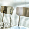 Stirling Stainless Steel Bar Stool detail image