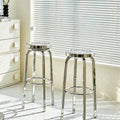 Stirling Stainless Steel Bar Stool detail image