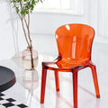 Amber Transparent Dining Chair