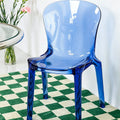 Amber Transparent Dining Chair detail image