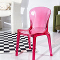 Amber Transparent Dining Chair detail image