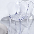 Amber Transparent Dining Chair detail image