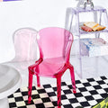 Amber Transparent Dining Chair detail image