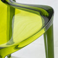 Amber Transparent Dining Chair detail image
