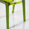 Amber Transparent Dining Chair detail image