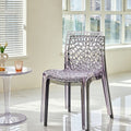 Caspian Transparent Dining Chair detail image