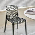 Caspian Transparent Dining Chair detail image