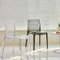 Caspian Transparent Dining Chair detail image