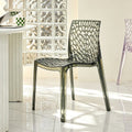 Caspian Transparent Dining Chair detail image
