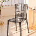 Amber Transparent Dining Chair detail image