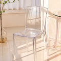 Amber Transparent Dining Chair detail image