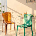 Amber Transparent Dining Chair detail image