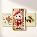 Whiskers Cat Wall Art detail image