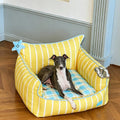 Sunny Stripes Pet Bed detail image