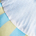Aqua Striped Pet Bed detail image