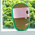 Gingham Pet Bed with Canopy detail image
