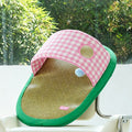 Gingham Pet Bed with Canopy detail image