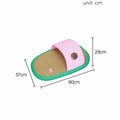 Gingham Pet Bed with Canopy detail image