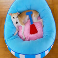 Zeeze Striped Pet Bed detail image