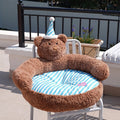 Cuddly Bear Plush Chair detail image