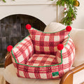 Caspian Plaid Pet Bed Set detail image