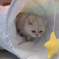 Oscar Cat Toys Cat Tunnel With Car Bed, Foldable Tunnel