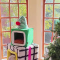 Christmas Cat Tree 133cm with Plush Rooms, Multi-Levels