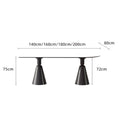 Rhoda Dining Table, Black