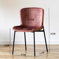 Kirk Dining Chair, Velvet, More Colors Available