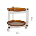 Rebecca Movable Side Table, Trolley & Plastic
